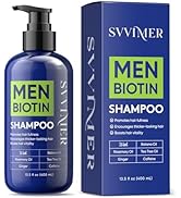 Svvimer Hair Growth Shampoo for Men - Biotin Thickening Shampoo with Rosemary Tea Tree Oil Caffei...
