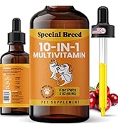 10-in-1 Liquid Multivitamin for Dogs and Cats, 2 Ounce Multi Vitamin Supplement, Vitamin for Dogs...
