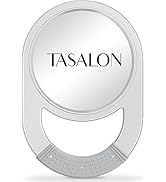 TASALON Unbreakable Barber Mirror - Round Hand Held Mirror, Hanging Handheld Mirror, Beauty Salon...