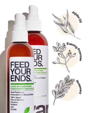 Leave-In Conditioner, Natural Ingredients, Jojoba Oil, Evening Primrose, Rosemary