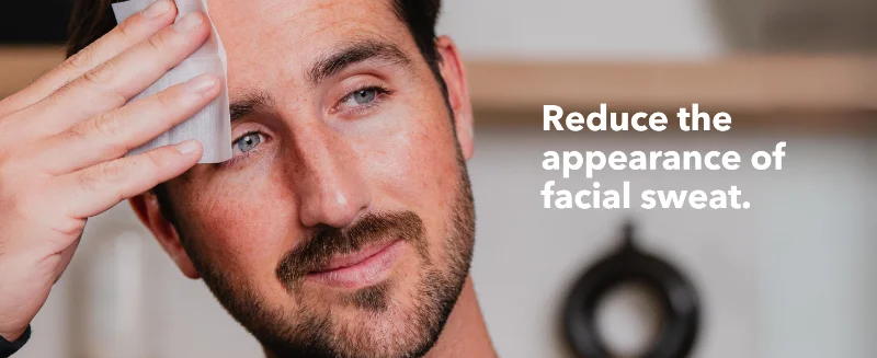 SweatBlock Face Wipes