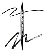 Ruby Kisses Duo Felt Tip Liquid Eyeliner in Black, Dual Ended Waterproof Eyeliner, Smudge-Proof &...