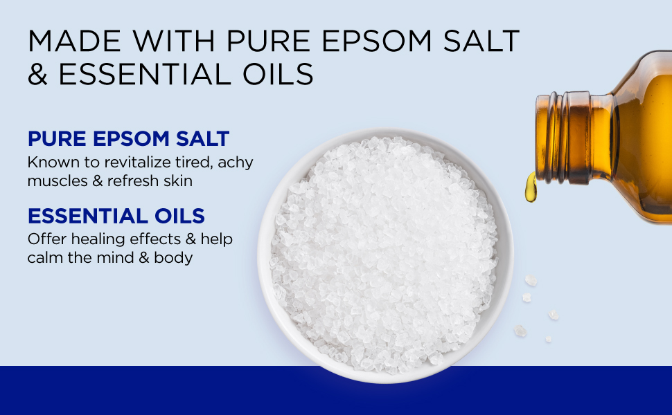Epsom salt and essential oils