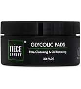 Tiege Hanley Glycolic Acid Pads for Men, 1-Pack - Exfoliating Face Cleansing Pads for Forehead, N...