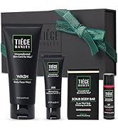 Tiege Hanley Mens Skin Care Gift Box Set, Bronze - Men's Skincare Set Includes Face Wash, Facial ...