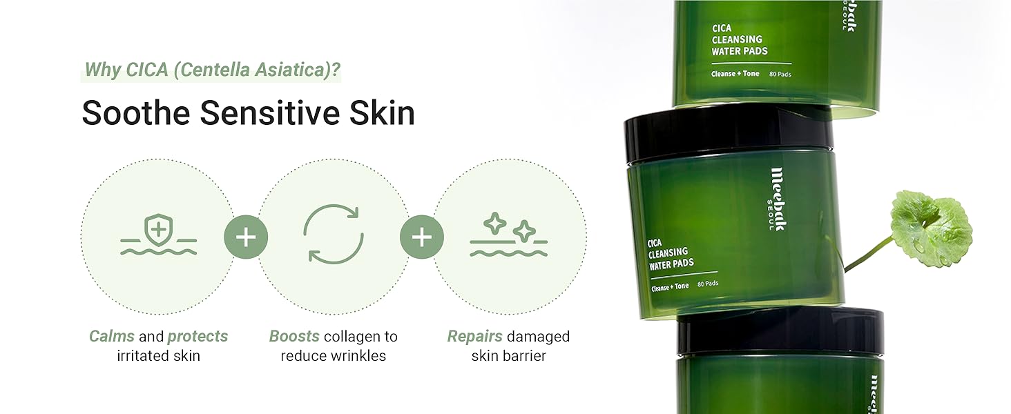 why cica? soothe sensitive skin