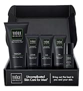Tiege Hanley Mens Skin Care Set, Advanced Skin Care Routine for Men (System Level 2) - Face Wash ...