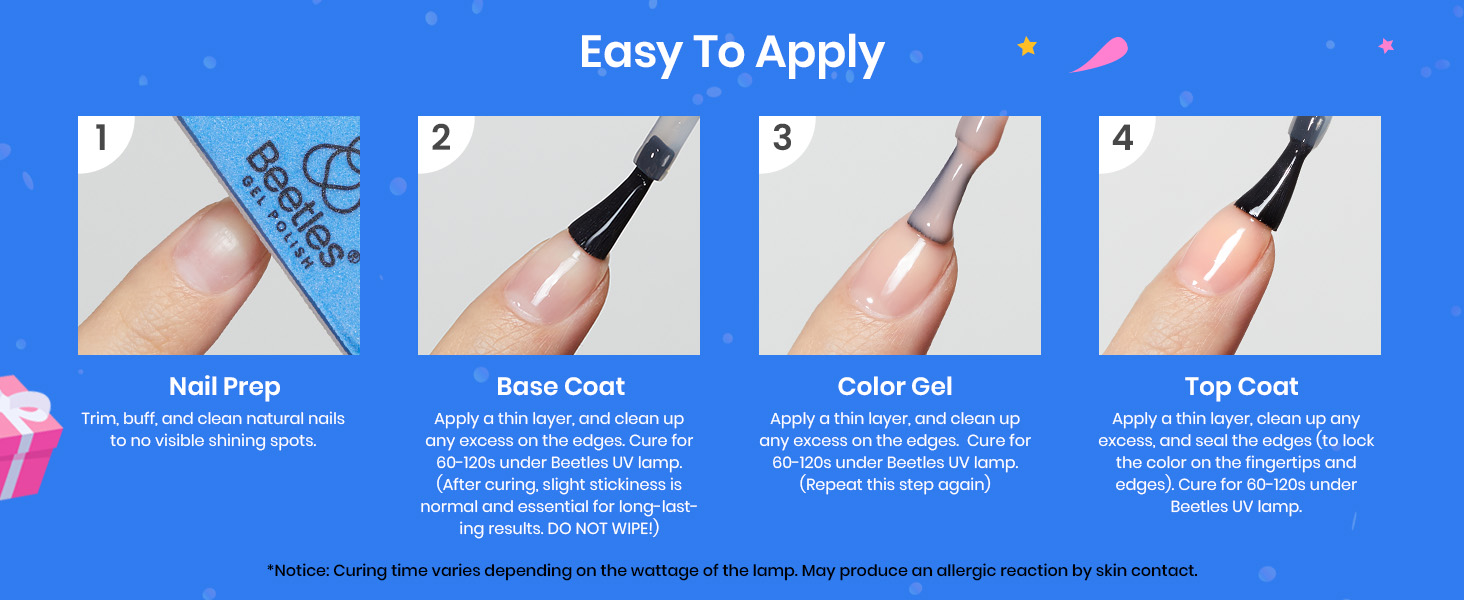 beetles gel nail polish manicure