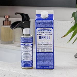 Peppermint liquid soap