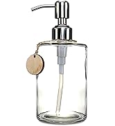 Glass soap dispenser