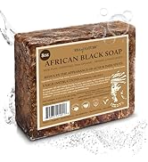 era of nature Best Raw ORGANIC AFRICAN BLACK SOAP, for Dry Skin and Skin Conditions. Pure & Natur...