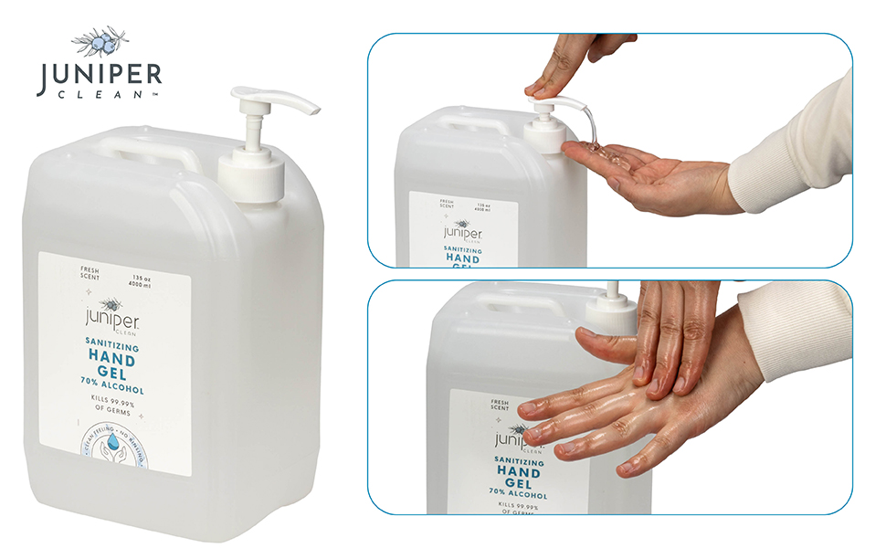 hand sanitizer refill gels %72 ethyl alcohol gallon fresh scent bottle liquid bulk pack body 1 2