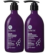 Luseta Purple Shampoo and Conditioner Set for Blonde, Gray - Color Treated Hair - Sulfate Free Pa...