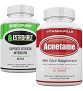 Acnetame Skin Clearing Supplement Stack and Estrohalt