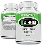 Estrohalt Estrogen-Blocker Supplement & Natural Anti Aromatase Inhibitor Pills for Men & Women DI...