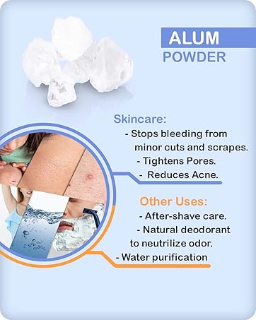 Use case of alum powder 
