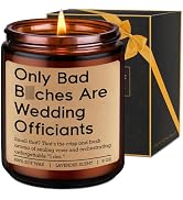 LEADO Candle, Wedding Officiant Gifts - Will You Marry Us Proposal, Wedding Registry Ceremony Tha...