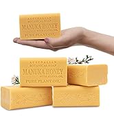 manuka honey goat milk body wash natural bar soap bathroom essentials jojoba moisture lavender base
