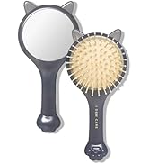 I DEW CARE Tap Secret Detangling Brush with Mirror | Cute and Ergonomic Design for All Hair Types...