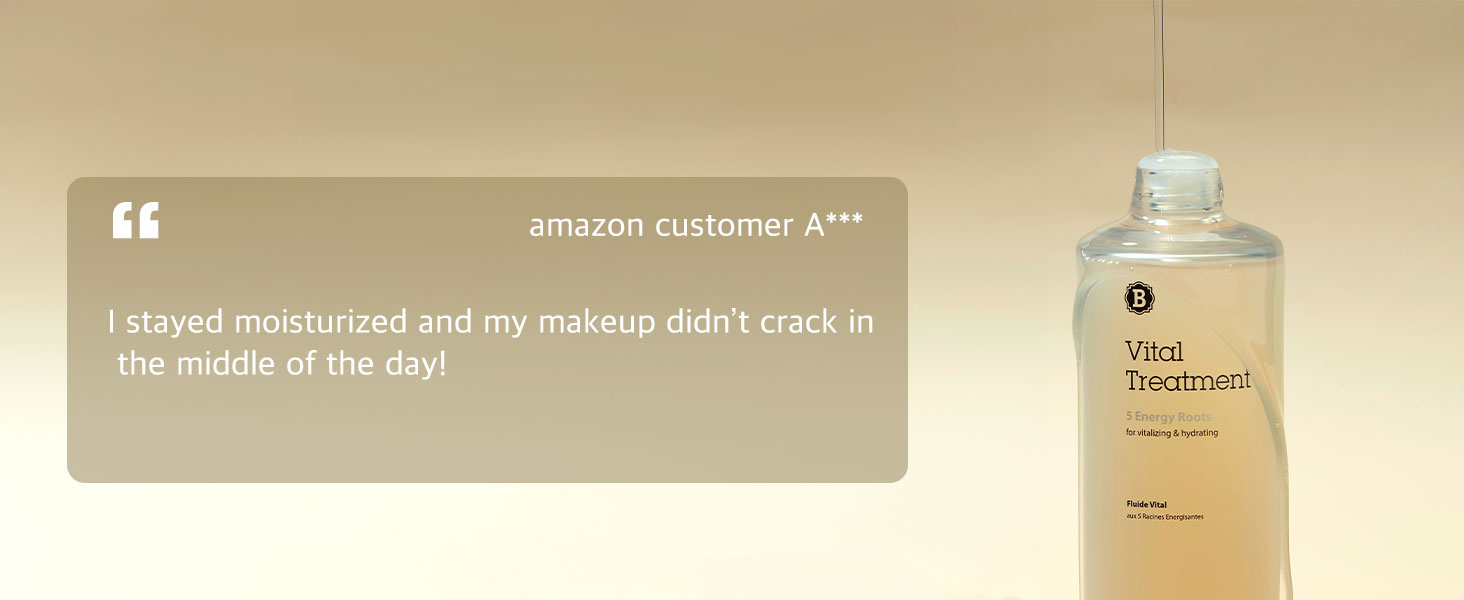 I stayed moisturized and my makeup didn’t crack in the middle of the day!