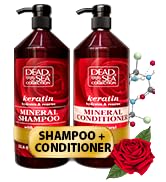 Dead Sea Collection Shampoo and Conditioner Set with Natural Mineral and Keratin - Hair Care - Hy...