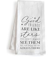 Good Friends Dish Towel 18x24 Inch, Good Friends Tea Towel, Good Friends Kitchen Towel, Kitchen F...