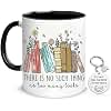 Hyturtle Book Lover Coffee Mug 11oz - There Is No Such Thing - Gifts For Book Lover On Christmas, Birthday - Librarian Mug for Women - Bookish Gift - Bookworm Cup - Gift For Her - Gifts for Readers