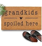 Grandkids Spoiled Here Doormat 30x17 Inch, Grandkids Welcome Doormat, Grandkids Welcome Door Mat ...