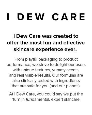 I DEW CARE Korean skincare kbeauty