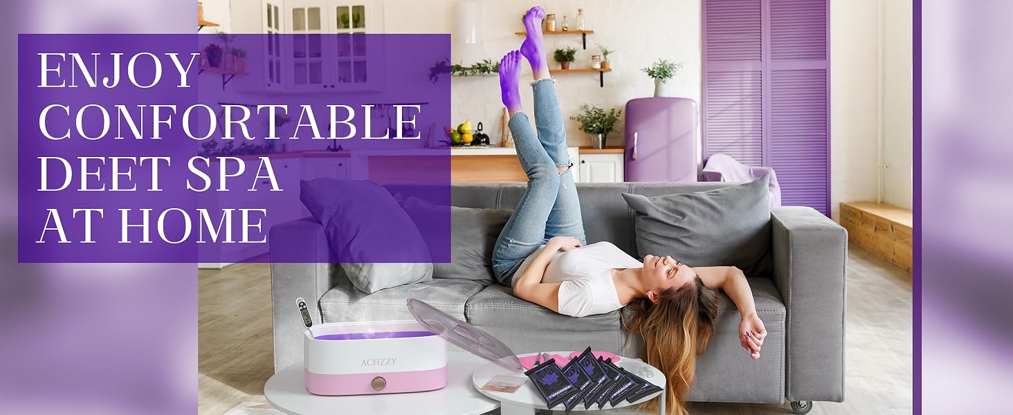 Achzzy Natural Paraffin Wax Refills 6 Pack Paraffin Blocks of Lavender Scent for Paraffin Wax1