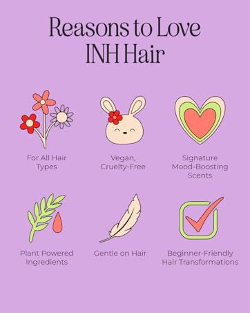inh hair care beauty products styling vegan plant based gentle personal tools beginner professional 