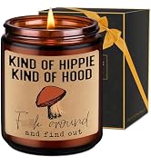 LEADO Kind of Hippie Kind of Hood Scented Candles, Hippie Room Decor - Boho Gifts for Women, Men ...