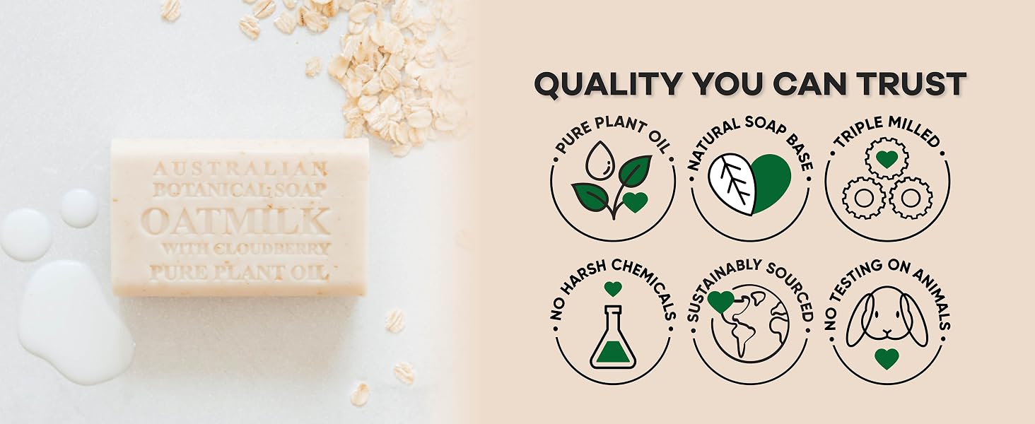 oatmeal soap bars bulk soaps mens womens australian body face hand wash shower bath caddy oil