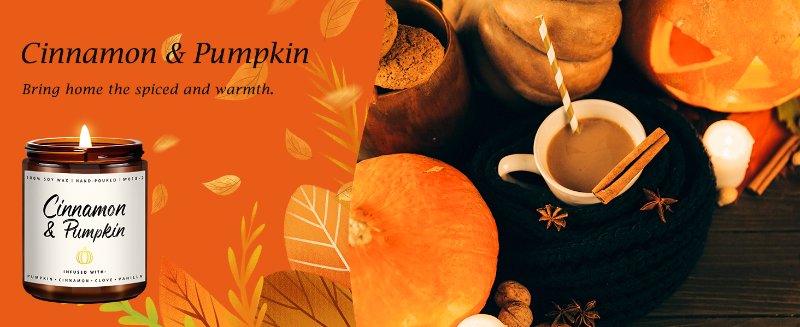 Pumpkin Spice Scented Candle