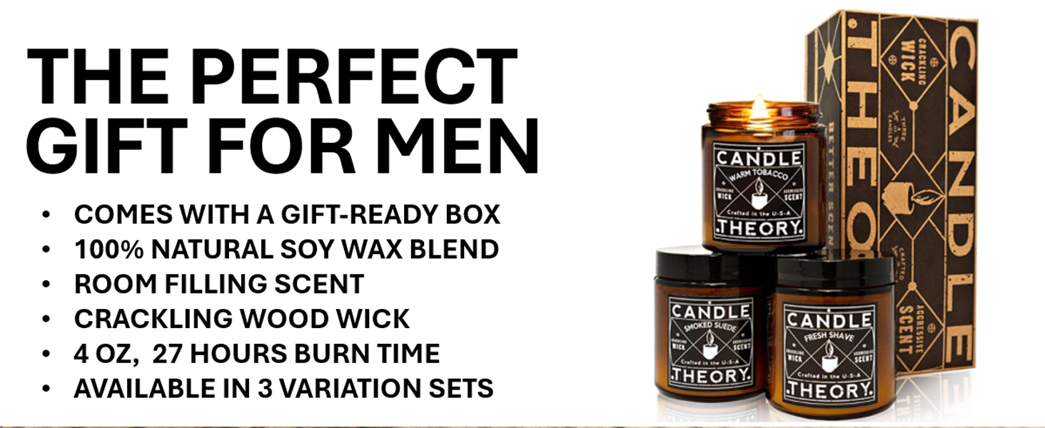 candle theory scented candles for men