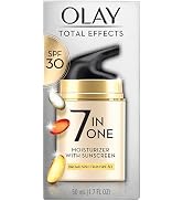 Olay Facial Moisturizing Lotion SPF 30 Total Effects for Dry Skin, 7 Benefits including Minimize ...