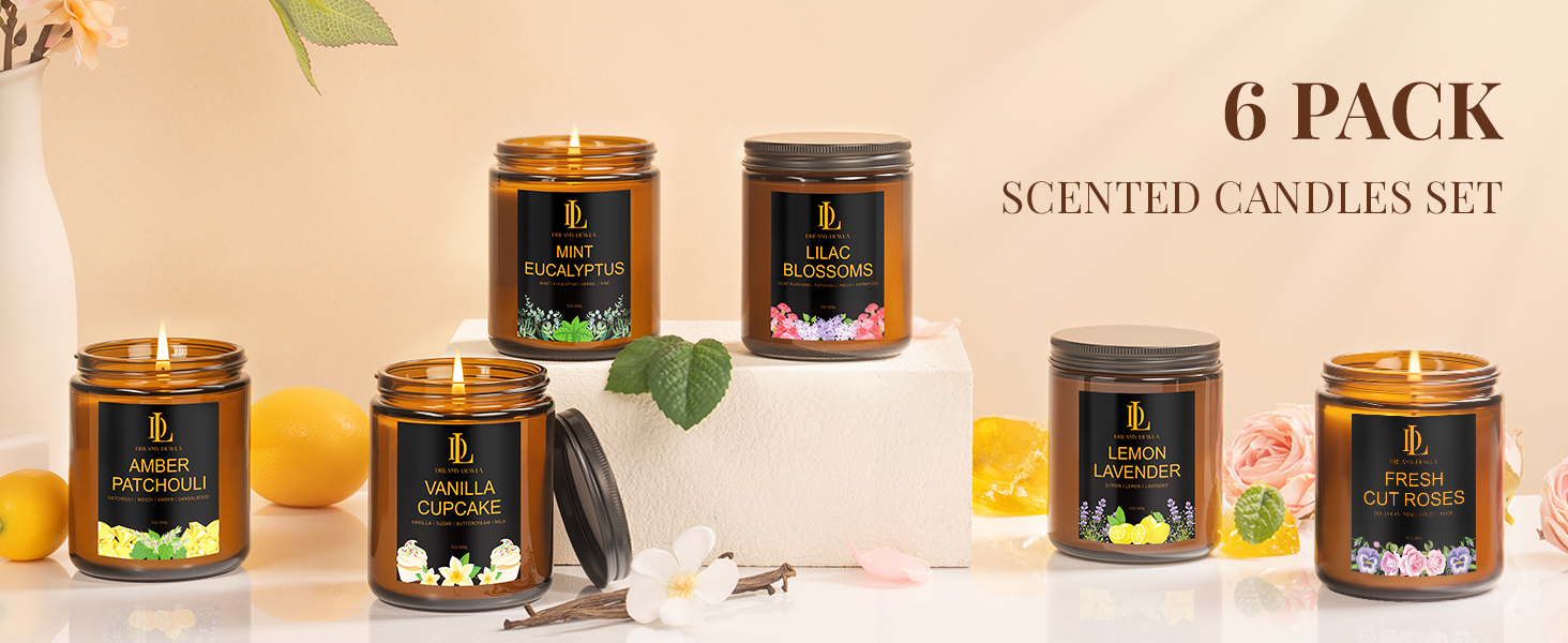 scented candles set