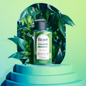 Step 1: Bioré Clean Detox Gentle Cleanser