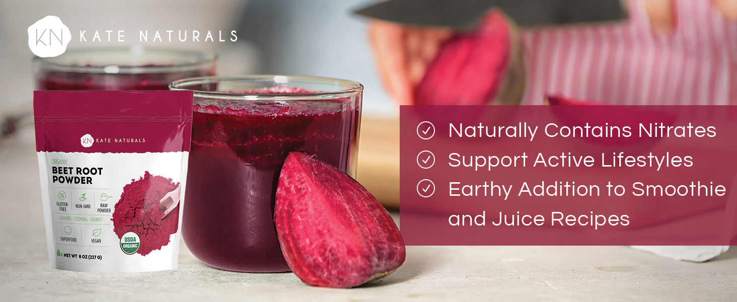 beet root powder nitrates nitric oxide workout smoothie food coloring