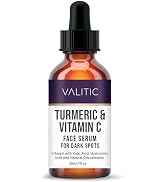 VALITIC Vitamin C Face Serum for Anti Aging - Hyaluronic Acid, Collagen, Kojic Acid, Turmeric Oil...