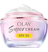 Olay Super Cream with Sunscreen SPF 30, Lightweight Face Moisturizer with Sun Protection, 5-in-1 ...
