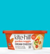 Kite Hill Garden Veggie Almond Milk Cream Cheese Style Spread, 8 Ounces, Dairy Free