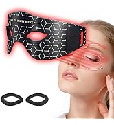 Red Light Therapy for Eyes, 5 Modes LED Eye Mask for Skin Rejuvenation, Anti-Aging, Boost Collage...