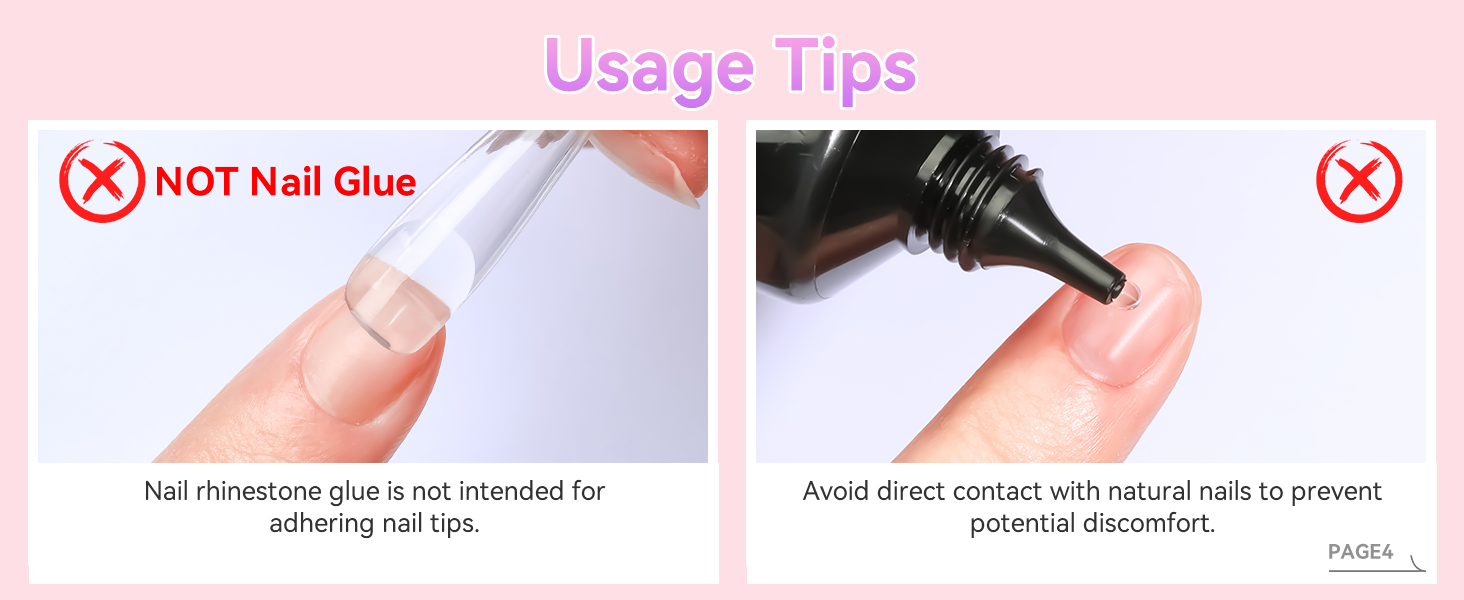 nail charm glue