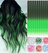 blue hair extensions
