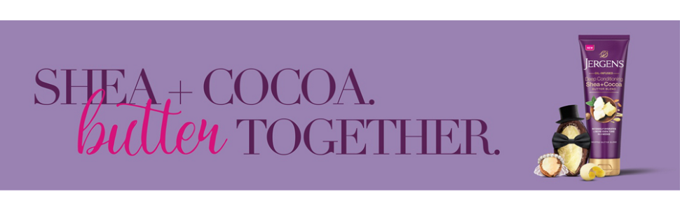 Shea + Cocoa butter together