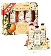 Panier des Sens - Mini Hand Cream Set - Birthday, Gifts for Women - Orange Blossom, Jasmine, Gera...