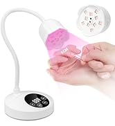 Makartt UV Nail Lamp: Mini UV Light for Gel Nails Polish Luminoza 30W Rechargeable LED Nail Light...
