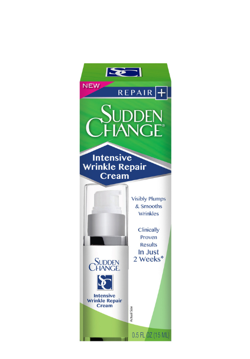 sudden change intensive wrinkle repair cream smooths and plumps aging skin