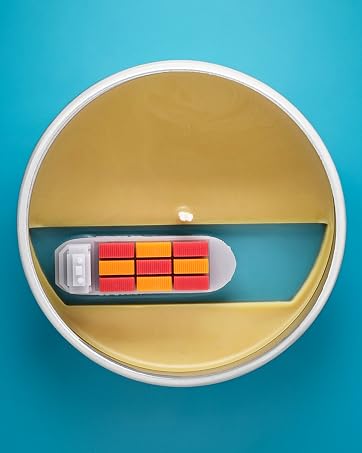 Canal Scented Candle has a wax embed container ship on its surface 